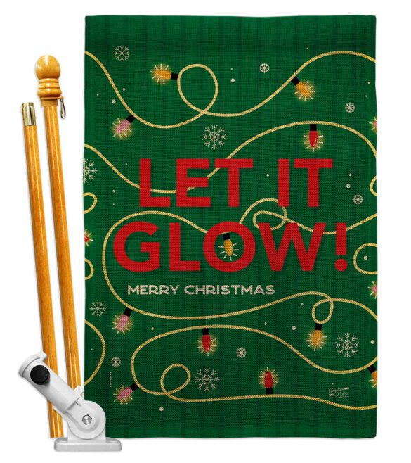 Christmas Glow - Christmas Winter Vertical Impressions Decorative Flags HG130432 Made In USA - Image 26