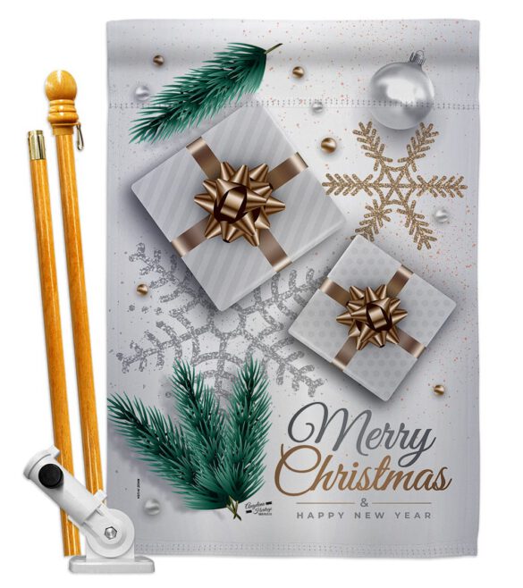 Christmas Presents - Christmas Winter Vertical Impressions Decorative Flags HG137280 Made In USA - Image 5