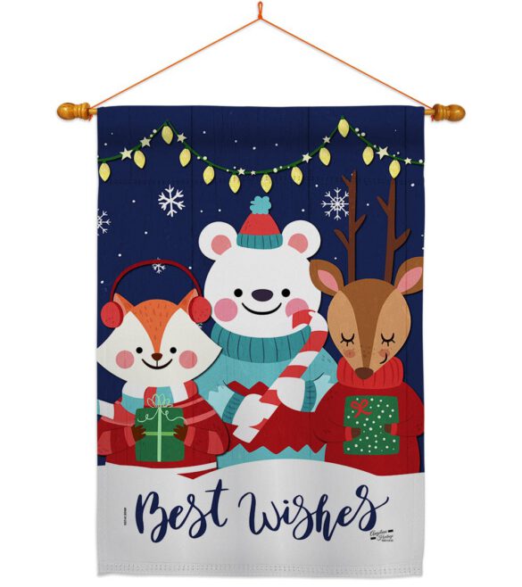 Christmas Buddy - Christmas Winter Vertical Impressions Decorative Flags HG137299 Made In USA - Image 10
