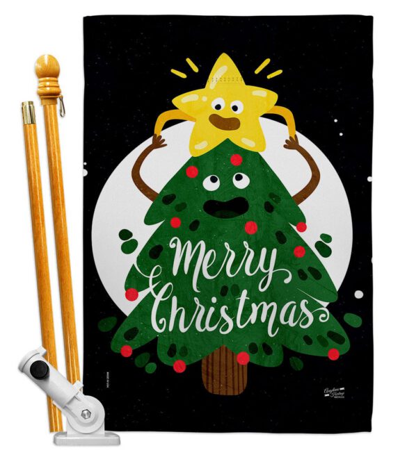Christmas Buddy - Christmas Winter Vertical Impressions Decorative Flags HG137615 Made In USA - Image 5