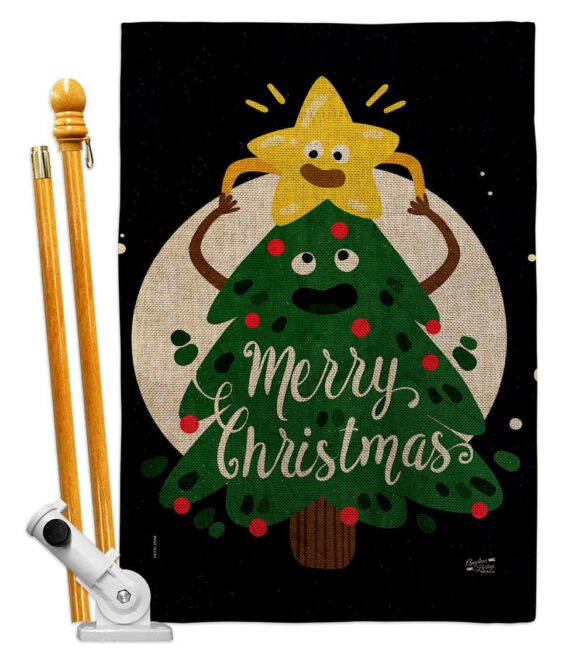 Christmas Buddy - Christmas Winter Vertical Impressions Decorative Flags HG137615 Made In USA - Image 17