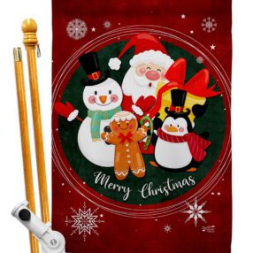 House Flag Christmas HS137617