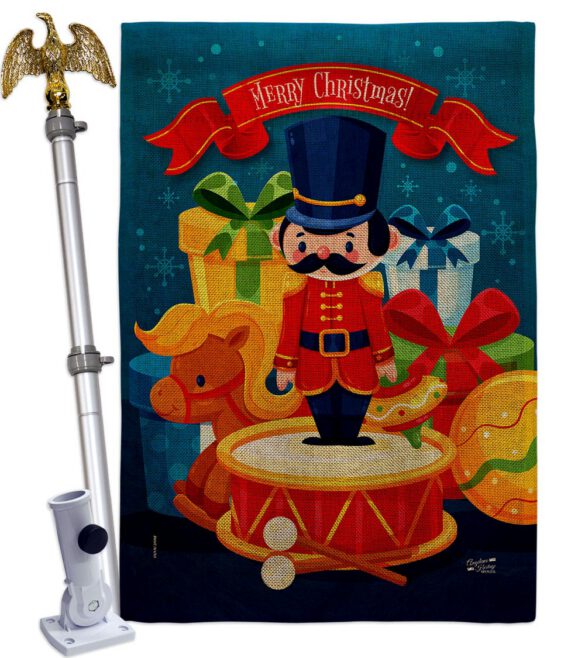 Christmas Toys - Christmas Winter Vertical Impressions Decorative Flags HG137624 Made In USA - Image 23