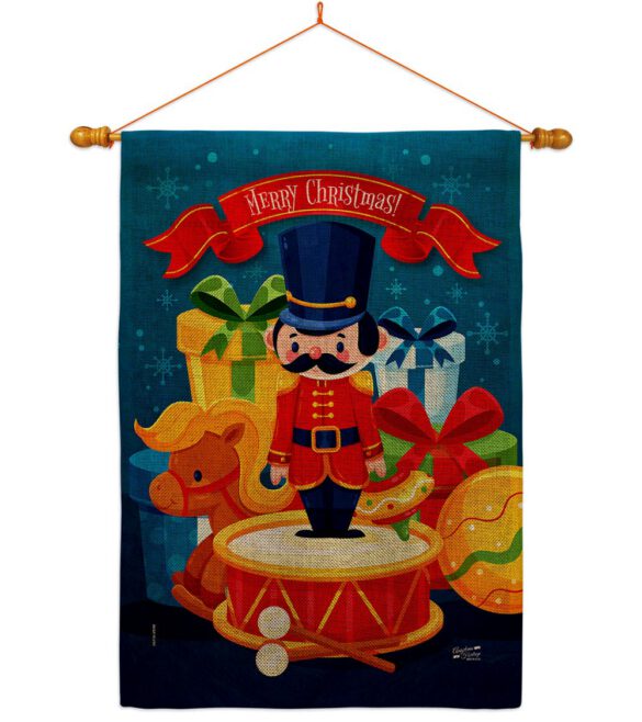 Christmas Toys - Christmas Winter Vertical Impressions Decorative Flags HG137624 Made In USA - Image 24
