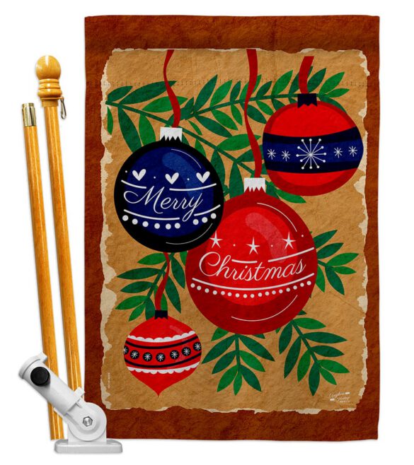 Christmas Ornaments - Christmas Winter Vertical Impressions Decorative Flags HG137635 Made In USA - Image 5