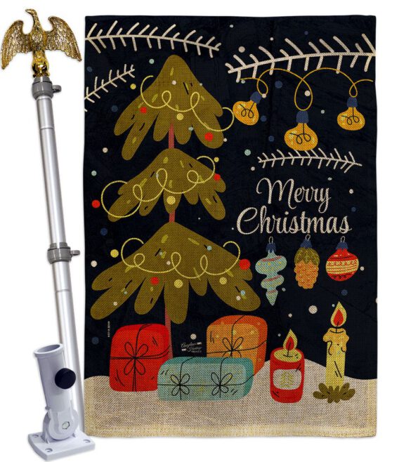 Christmas Vibes - Christmas Winter Vertical Impressions Decorative Flags HG137644 Made In USA - Image 23