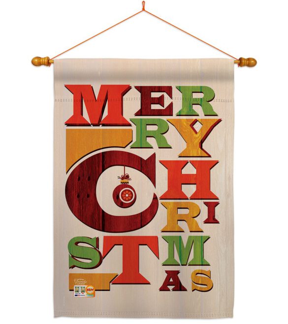Fabulous Christmas - Christmas Winter Vertical Impressions Decorative Flags HG191050 Made In USA - Image 14