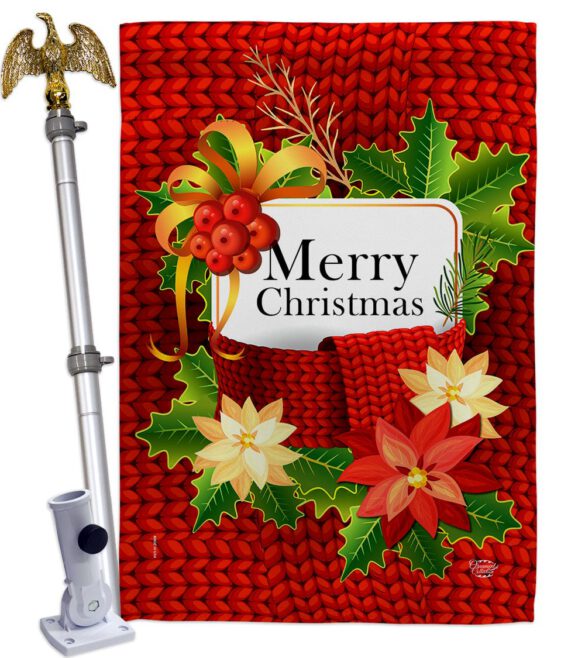 Christmas Sweater - Christmas Winter Vertical Impressions Decorative Flags HG192225 Made In USA - Image 9