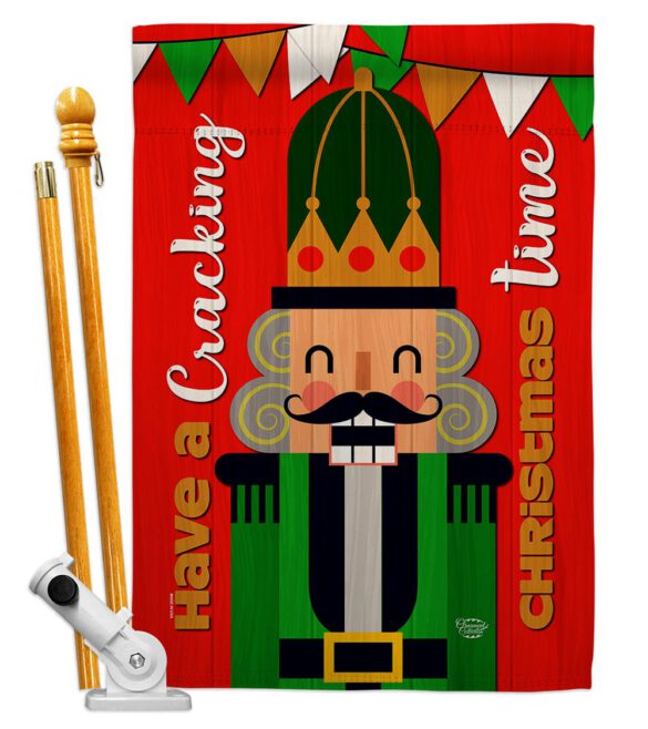 Cracking Christmas - Christmas Winter Vertical Impressions Decorative Flags HG192259 Made In USA - Image 5