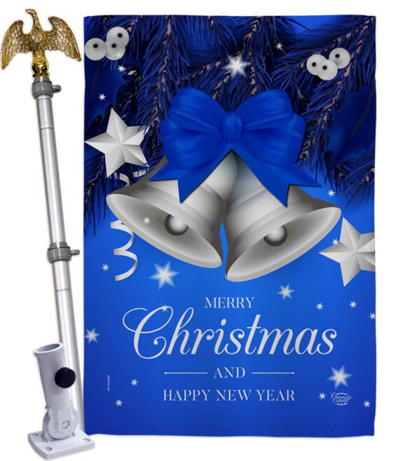 Christmas Bells - Christmas Winter Vertical Impressions Decorative Flags HG192263 Made In USA - Image 9