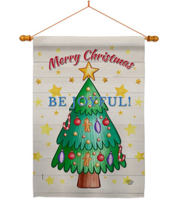 Be Joyful - Christmas Winter Vertical Impressions Decorative Flags HG192296 Made In USA - Image 11