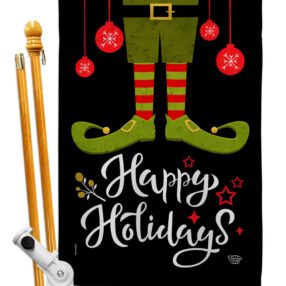 House Flag Christmas HS192307