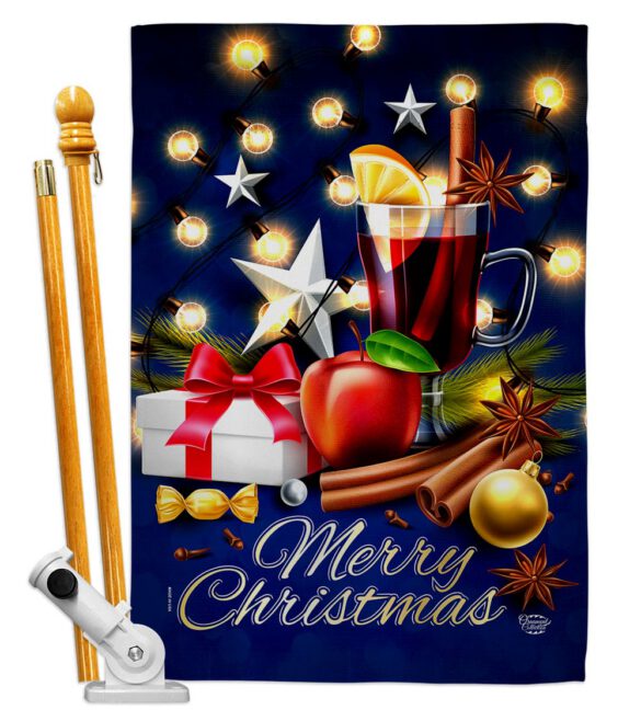 Christmas Wishes - Christmas Winter Vertical Impressions Decorative Flags HG192685 Made In USA - Image 5