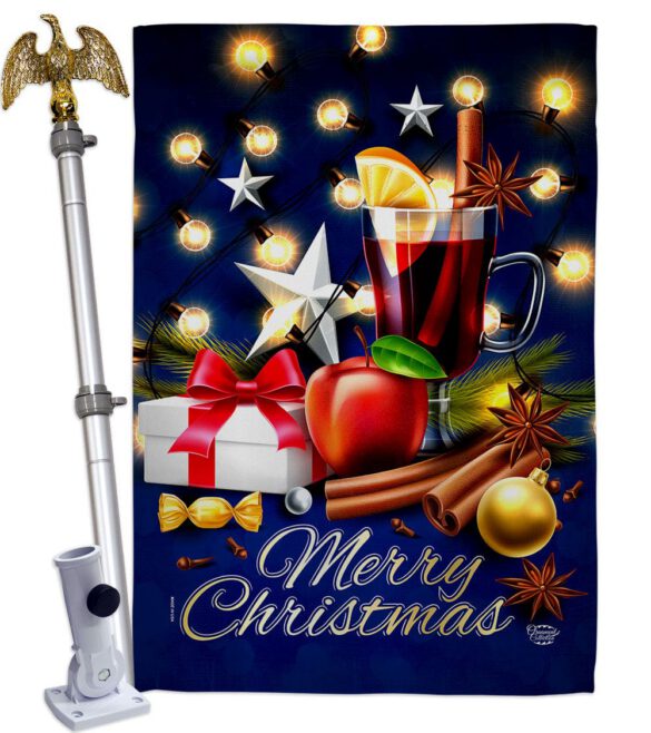 Christmas Wishes - Christmas Winter Vertical Impressions Decorative Flags HG192685 Made In USA - Image 11