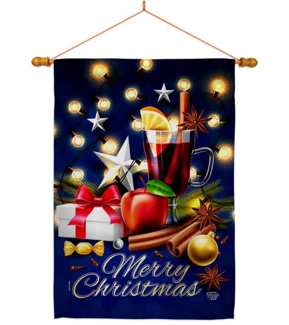 Christmas Wishes - Christmas Winter Vertical Impressions Decorative Flags HG192685 Made In USA - Image 12