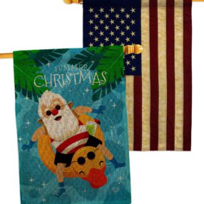 House Flag Christmas In July HP190075AA B