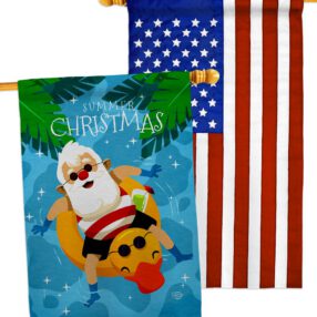 House Flag Christmas In July HP190075AB