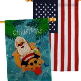 House Flag Christmas In July HP190075AC B