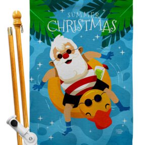 House Flag Christmas In July HS190075