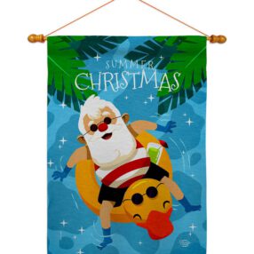 House Flag Christmas In July HS190075 03