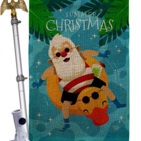 House Flag Christmas In July HS190075 B 02