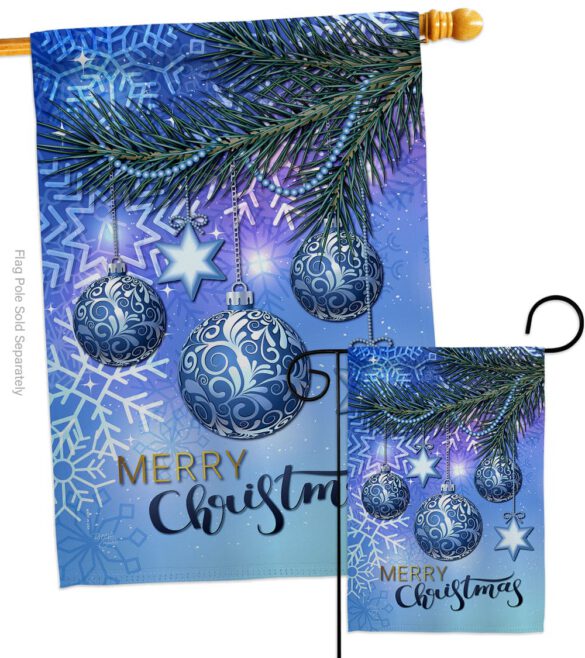 Christmas Ornament - Christmas Winter Vertical Impressions Decorative Flags HG114237 Made In USA - Image 3