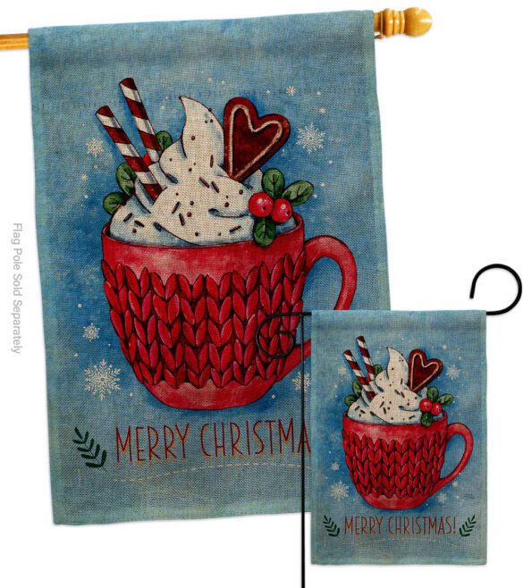 Christmas Coco - Christmas Winter Vertical Impressions Decorative Flags HG114256 Made In USA - Image 15