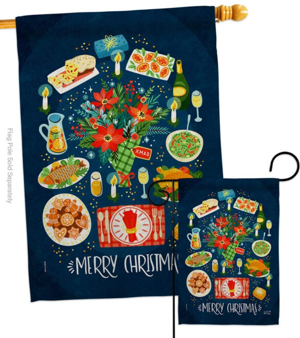 Christmas Festival - Christmas Winter Vertical Impressions Decorative Flags HG130295 Made In USA - Image 3