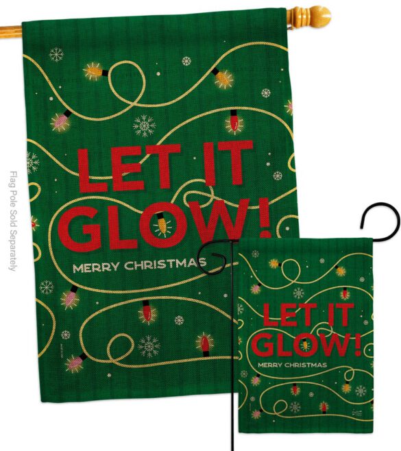 Christmas Glow - Christmas Winter Vertical Impressions Decorative Flags HG130432 Made In USA - Image 24