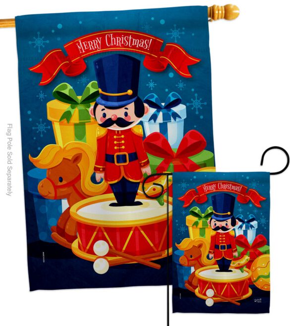 Christmas Toys - Christmas Winter Vertical Impressions Decorative Flags HG137624 Made In USA - Image 3