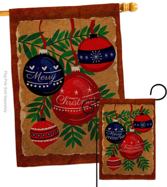 Christmas Ornaments - Christmas Winter Vertical Impressions Decorative Flags HG137635 Made In USA - Image 15