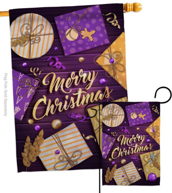 Christmas Gifts - Christmas Winter Vertical Impressions Decorative Flags HG192265 Made In USA - Image 3