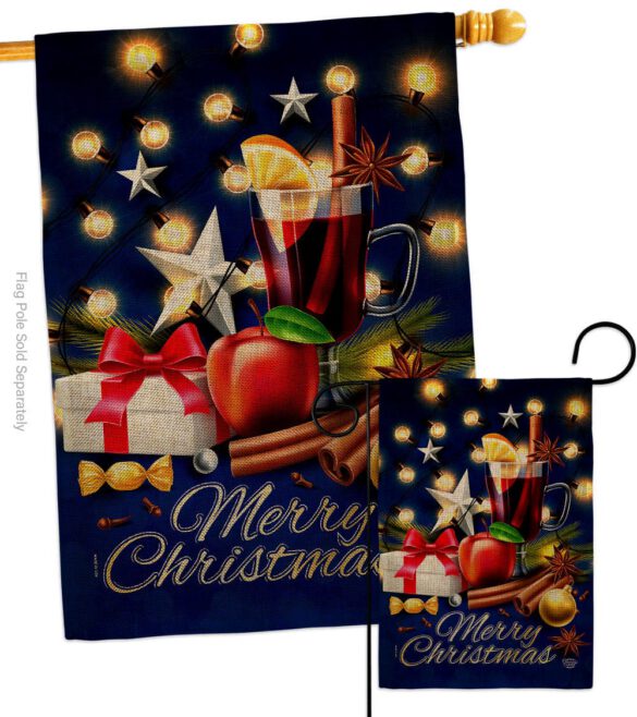 Christmas Wishes - Christmas Winter Vertical Impressions Decorative Flags HG192685 Made In USA - Image 15