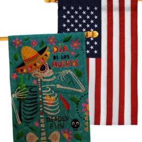 House Flag Day of Dead HP120072AC B