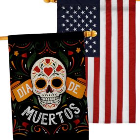 House Flag Day of Dead HP120073AC