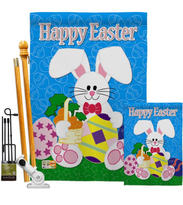 Happy Bunny - Easter Spring Vertical Impressions Decorative Flags HG103029 Made In USA - Image 6