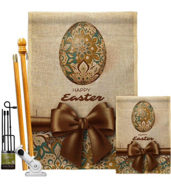 Easter Faberge Egg - Easter Spring Vertical Impressions Decorative Flags HG103085 Made In USA - Image 16