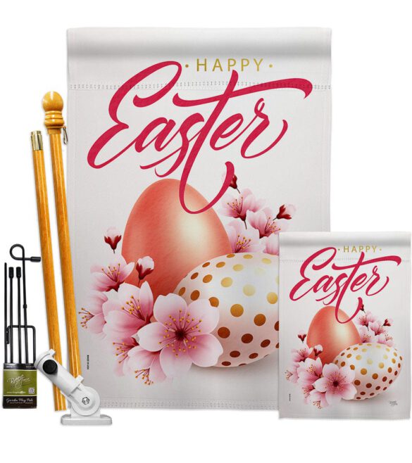 Easter Blooming - Easter Spring Vertical Impressions Decorative Flags HG103086 Made In USA - Image 6