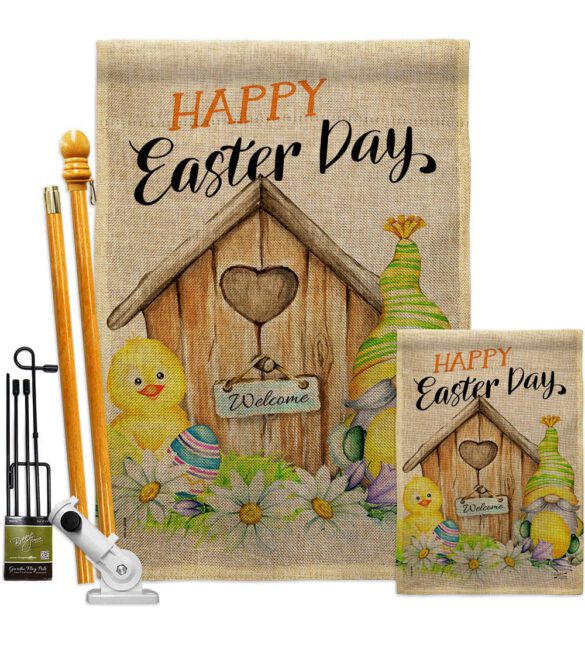 Easter Gnome - Easter Spring Vertical Impressions Decorative Flags HG137391 Made In USA - Image 16