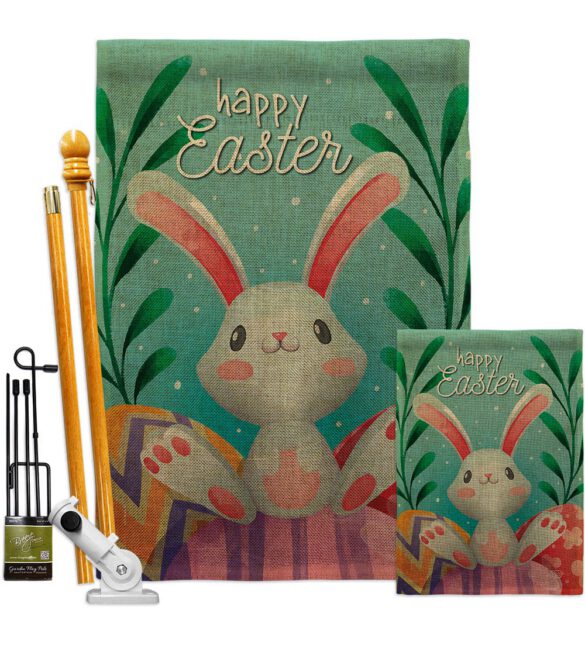 Colorful Easter Eggs - Easter Spring Vertical Impressions Decorative Flags HG192350 Made In USA - Image 16