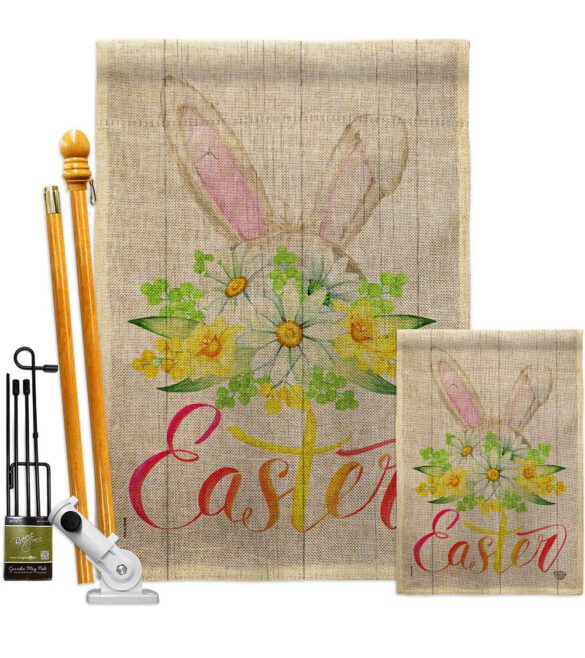 Floral Easter - Easter Spring Vertical Impressions Decorative Flags HG192406 Made In USA - Image 16