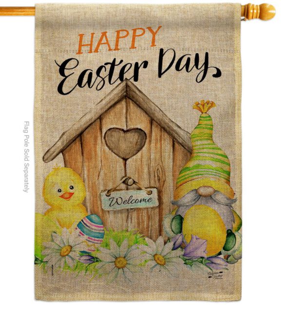 Easter Gnome - Easter Spring Vertical Impressions Decorative Flags HG137391 Made In USA - Image 12