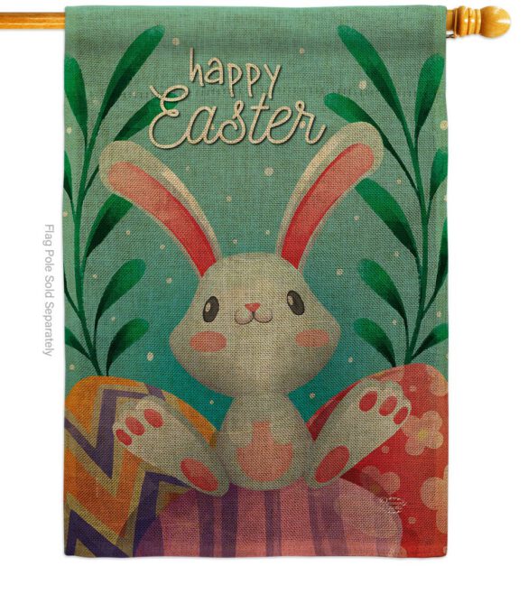 Colorful Easter Eggs - Easter Spring Vertical Impressions Decorative Flags HG192350 Made In USA - Image 12
