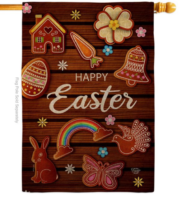 Chocolate Easter - Easter Spring Vertical Impressions Decorative Flags HG192502 Made In USA - Image 12