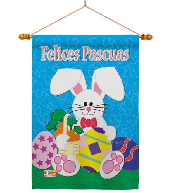 Felices Pascuas - Easter Spring Vertical Impressions Decorative Flags HG103029S Made In USA - Image 14