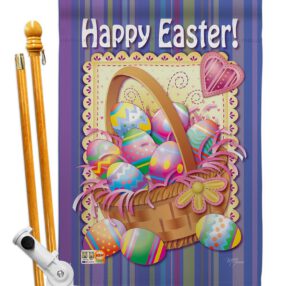 House Flag Easter HS103040