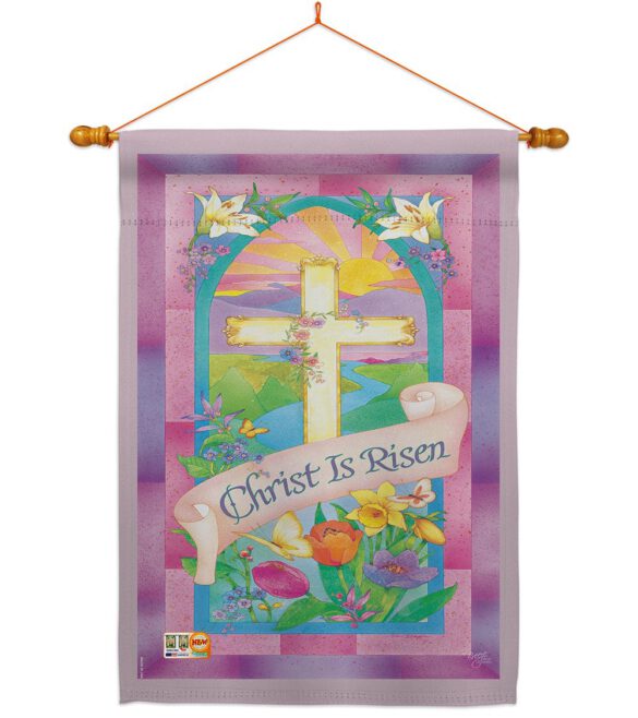 Christ is Risen - Easter Spring Vertical Impressions Decorative Flags HG103043 Made In USA - Image 14