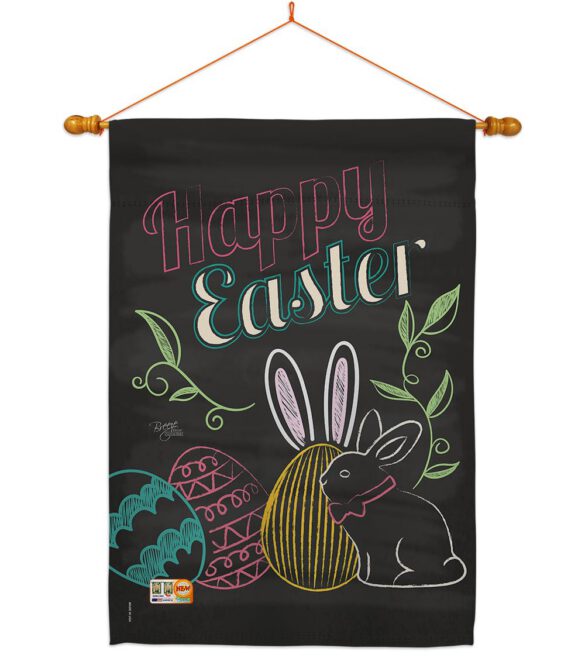 Colorful Easter Eggs - Easter Spring Vertical Impressions Decorative Flags HG103054 Made In USA - Image 14