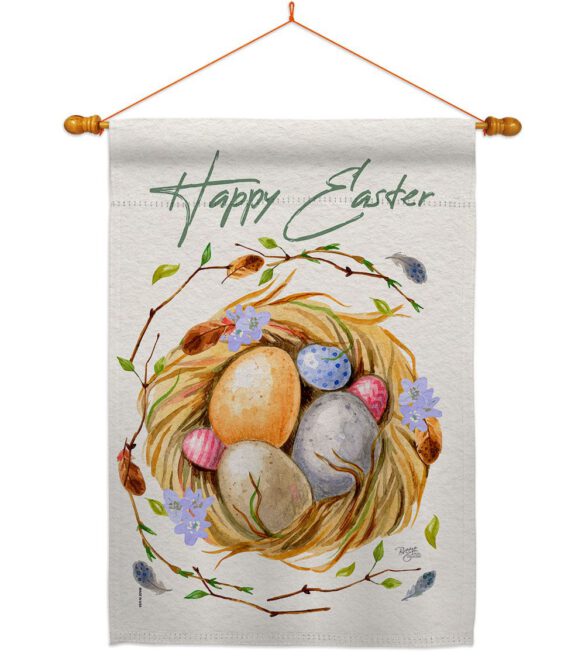 Easter Nest - Easter Spring Vertical Impressions Decorative Flags HG103074 Made In USA - Image 10