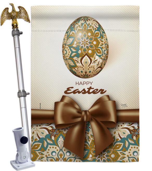 Easter Faberge Egg - Easter Spring Vertical Impressions Decorative Flags HG103085 Made In USA - Image 9